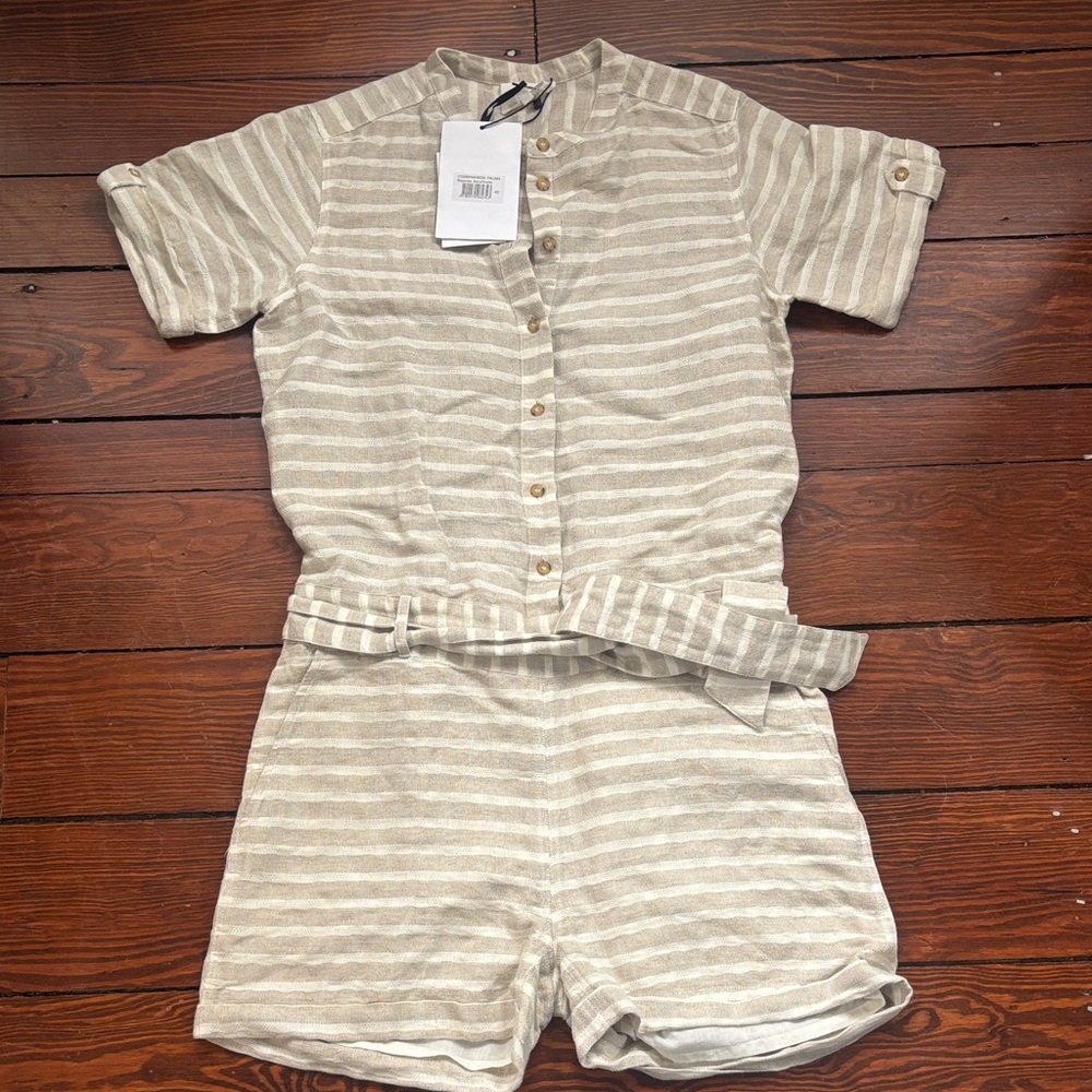 NWT Sézane Palma Romper Jumpsuit size 8/40